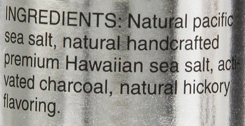 4 Salty Wahine Gourmet Hawaiian Sea Salts, Black Lava, Ounce