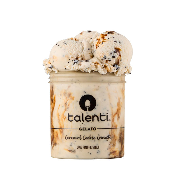 talenti Gelato For a Delicious Frozen Dessert Caramel Cookie Crunch Made with Ingredients