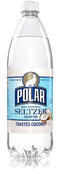 Polar Beverages Seltzer, Toasted Coconut, 33.8 Fluid Ounce (Pack of 12)