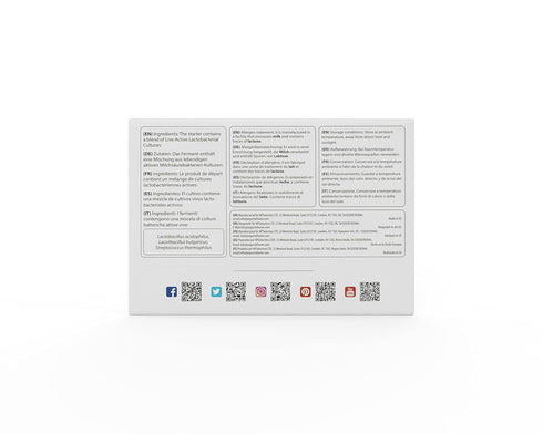 Pack 3 Yogurt Starter Cultures - of Freeze-dried Culture Sachets for Acidophilus Yogurt