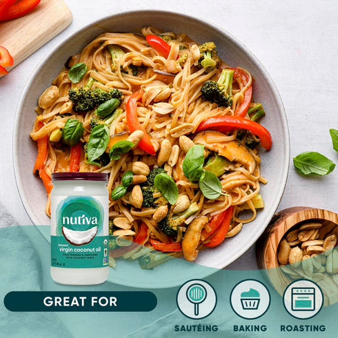 23 Oz Nutiva, Oil Coconut Virgin Organic, Fl