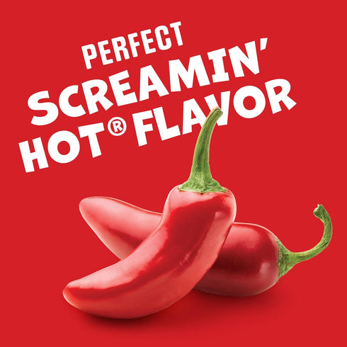 6 Oz Sensible Portions Garden Veggie Straws, Screamin' Hot