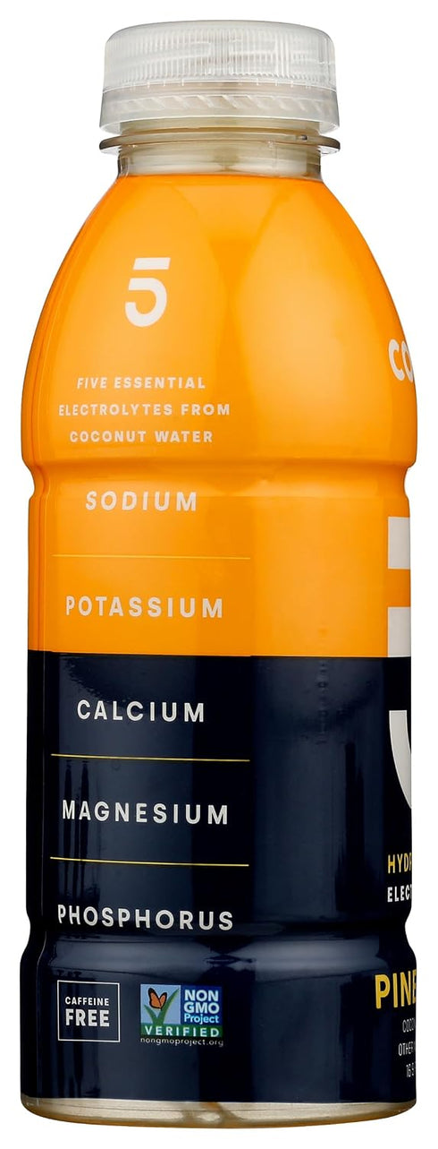 Coco5, 16.9 Oz Coconut Drink Pineapple, Fl