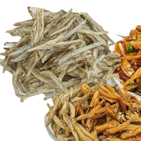 (7.0, Dried Anchovy Headless Deep-frying as Snack or add flavor to soups, side dish Product of Thailand Ounces)