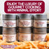 Set Pack 2024 6 Packed, GLP-1 Gourmet French Fry Seasoning - Six | Oprah's Favorite Thing | Authentic Small Batch