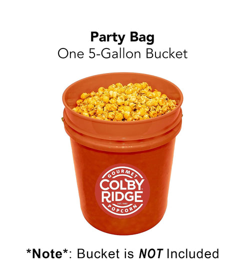 5 80 Cinnamon Gourmet Popcorn Sweet & Spicy Cinnamon Glazed Popcorn Gallon Party Bag, Cups Craft Popped, Crunchy
