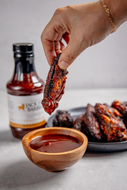 (2 Pack, 21oz Jack Stack Honey Chipotle Barbecue Sauce - Kansas City BBQ Sauce - Sweet Heat KC BBQ Sauce Bottles)