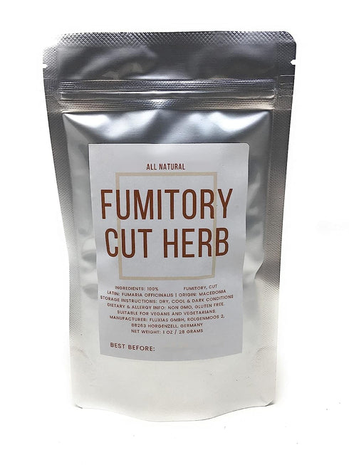 Fumitory Herb - 100% Natural, Cut, Dried Fumitory (Fumaria Officinalis) from Macedonia, 1 oz