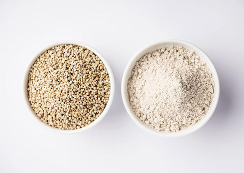 3 Food to Live Organic White Sorghum Flour, Pounds Non-GMO, Finely Ground, Pure, Raw. Good Source of Protein and Fiber.