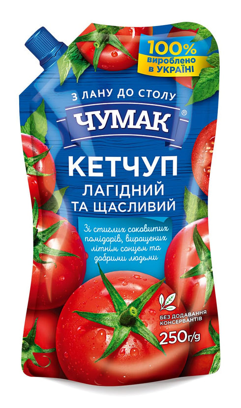 Chumak (pack of 3) Ketchup "Tomato" 300g