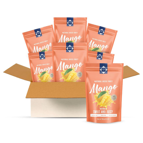 Natural Dried Mango Premium Quality, Soft & Chewy, Naturally Sweet, Gluten-Free, Vegan,