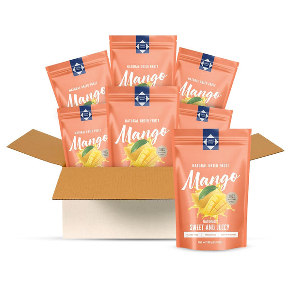 Natural Dried Mango Premium Quality, Soft & Chewy, Naturally Sweet, Gluten-Free, Vegan,