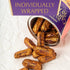Pack 2 10oz Almond Roca of Sea Salt Caramel Roca Canisters - Individually Wrapped Caramel Candy - Sea Salt Caramel