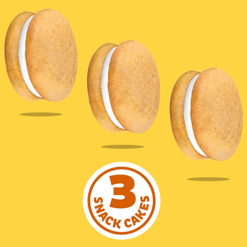 8-3.03 oz Packs OREO Golden Cakesters Soft Snack Cakes, Snack