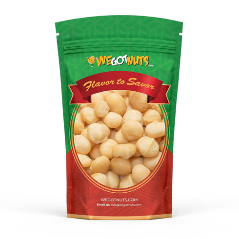 Raw Deluxe Macadamia Nuts - 2 lbs - Shelled & Unsalted Premium