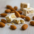 18 (7 oz) Andy Anand Sugar-Free Roasted Almond Soft Nougat Brittle pcs Bite Size - Italian Torrone-Style Candy
