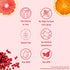 7 Oz, Pack 12 Del Monte Refreshers Grapefruit & Oranges in Pomegranate Fruit Water Cups