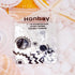 Honbay 48PCS " Glitter Music Notes Cupcake Toppers Musical Symbols Cake Toppers Fruit Dessert Picks Cake Decorations