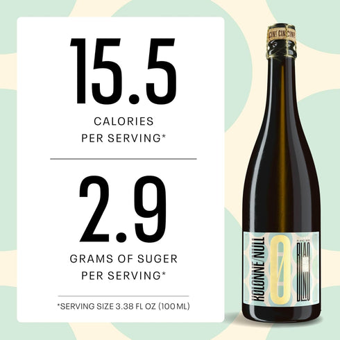 1, 25.4 oz (750 ml) Kolonne Null Cuvee Sparkling No. Non-Alcoholic Bubbly | Fine Perlage, Balanced & Elegant |