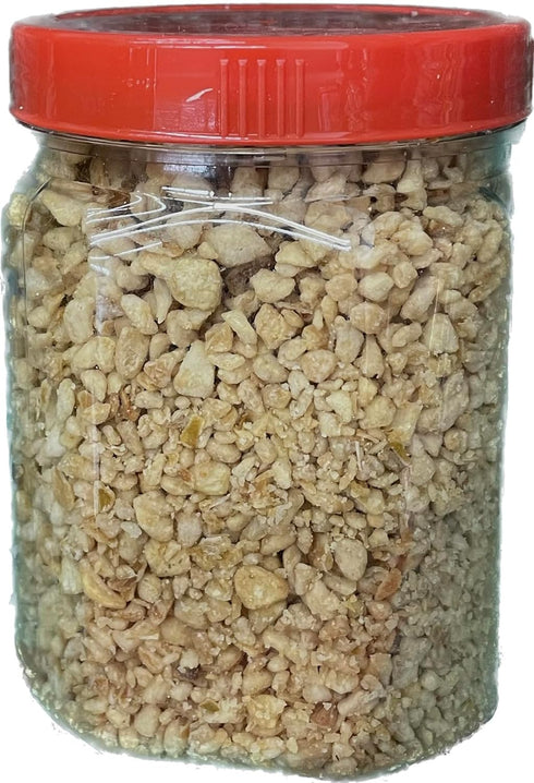 Fried Garlic Coconut Tree Jar 6oz (170g) Crunchy Condiment for Asian Vietnamese Thai Cuisine