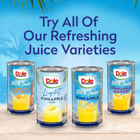 KD Chocolates 100% 6 Oz, 6 Dale Pineapple Juice, Canned Pineapple Juice, Cans
