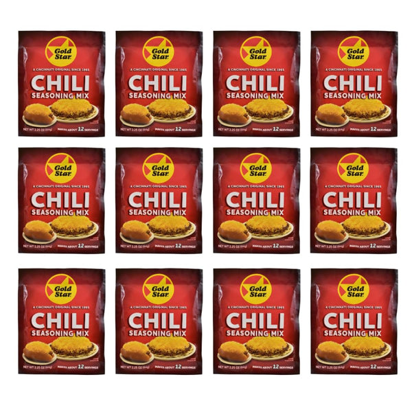 Gold Star Chili Gold Star Cincinnati Chili Seasoning Packets | Authentic Original Chili Mix |
