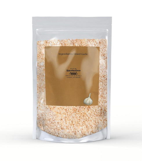 8 oz, Unpretentious Minced Dried Garlic, Kitchen Essential, Versatile Seasoning