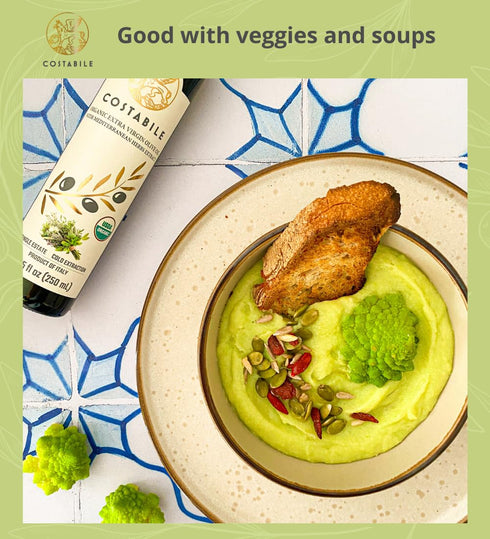 Herbed Olive Oil - Extra Virgin Tuscan Herb Olive Oil from Italy - Perfect for Infused Mediterranean Seasoning and Herb