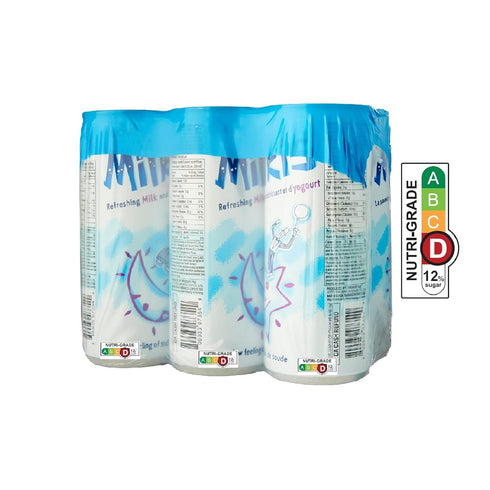 Lotte Milkis Soda Beverage, 8.5 Fluid Ounce (Pack of 6)