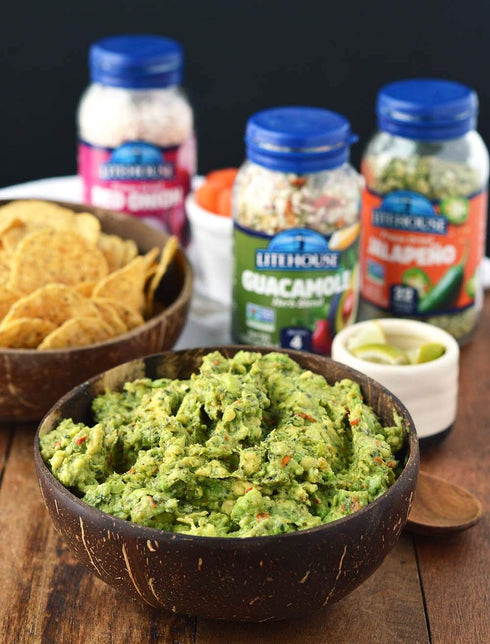 Litehouse Freeze Dried Guacamole Herb Blend - Guacamole Seasoning, Gluten Free, Vegetarian, Keto, 0.85 Ounce, 2-Pack