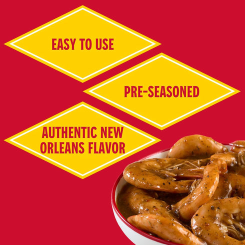 1.5 Oz, Pack 12 Louisiana Fish Fry Products BBQ Shrimp Sauce Mix