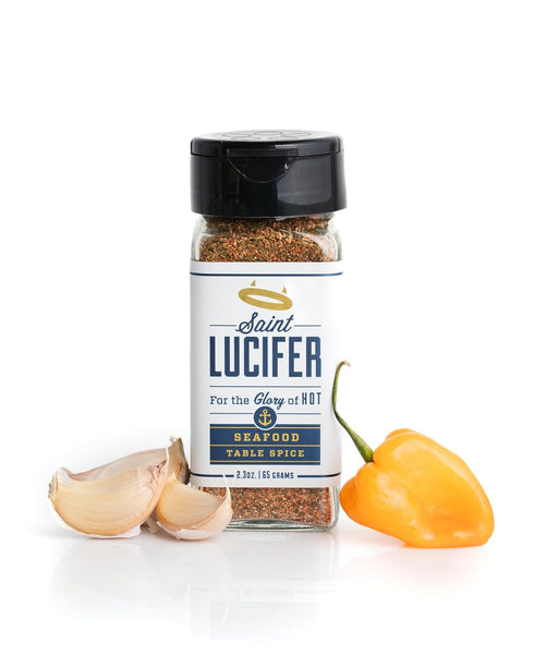Pack, 3x 2.4 oz Saint Lucifer, Triple Combo | Habanero, Jalapeo, and Seafood Seasonings, Made In The USA, Gluten Free