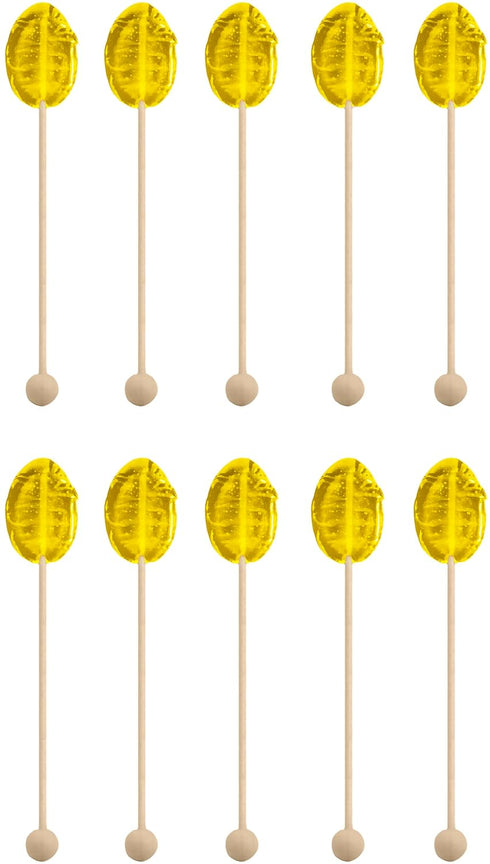 Sweet Stirs Original Flavored American Honey Spoons on Wooden Sticks Gift Pack of 10