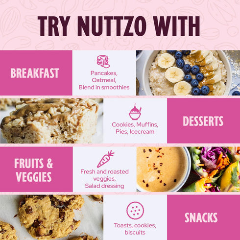 7 12 oz NuttZo Natural Power Fuel Nuts and Seeds Butter, Crunchy, Paleo and Keto Friendly, Peanut and Gluten Free