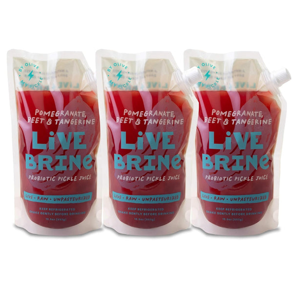 Olive My Pickle Probiotic Pickle Juice - 58.5 Ounces | 3 Pack