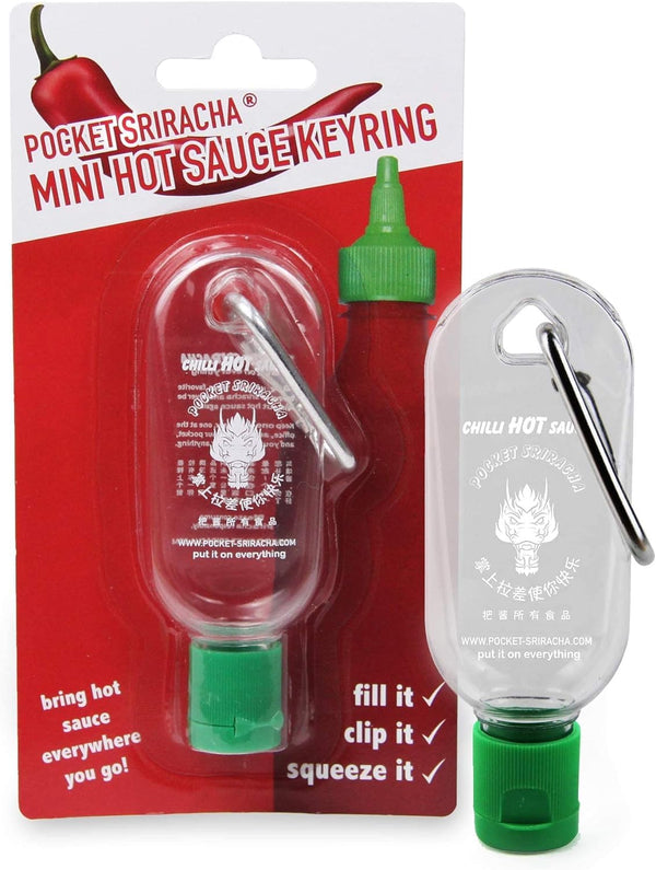 Pocket Sriracha Mini Sriracha Hot Sauce Bottle Keyring 1 PACK Bring Hot