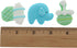 48 Count Royal Icing Decorations, Baby Boy, Gender Reveal Party, Baby Shower Edible Kosher Decorations for Cakes