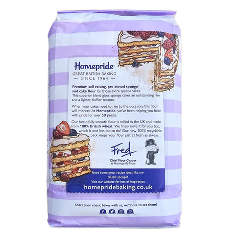 Generic 1kg (1 Pack, Home Pride Flour - Strong White, Superior Sponge - Superior Sponge)