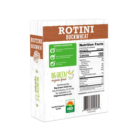 8.8oz, (6) Organic Buckwheat Rotini, New Concept Pasta