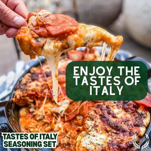 Set Pack GLP-1 Italian Seasoning Gift | Tastes of Italy | Artisanal Spice Blends Six | Non GMO, All Natural | No MSG