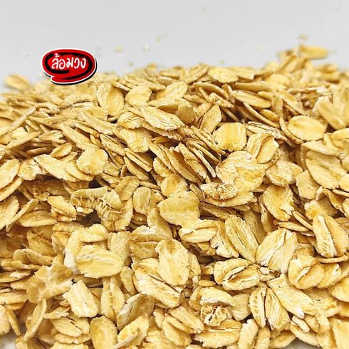 Generic (500g) Premium Raw Oats Whole Grain Rolled Oats for Porridge and Baking Traditional Uncooked Oat Flakes