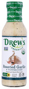 Drew's All Natural Drew's All-Natural Salad Dressing and 10 Minute Marinade, Roasted Garlic & Peppercorn,