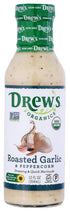 Drew's All Natural Drew's All-Natural Salad Dressing and 10 Minute Marinade, Roasted Garlic & Peppercorn,