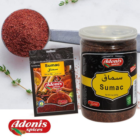 Adonis - Ground Sumac, 8 oz (227g), Product of Lebanon