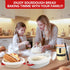 TKVAZK 9" 10" Sourdough Starter Kit, Bread Baking Supplies with Sourdough Jar Round & Oval Proofing Basket Magnetic