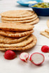 6-Pack, 7g (6 Pack, 36 Joseph's Pita Bread Value Flax Oat Bran and Whole Wheat, Net Carbs per Serving, Fresh Baked per