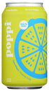 12 Poppi Lime Ginger Prebiotic Soda, Fz