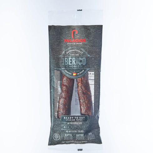 PALACIOS - Authentic Spanish Chorizo. All Natural Ground Pork IBRICO Smoked Sausage