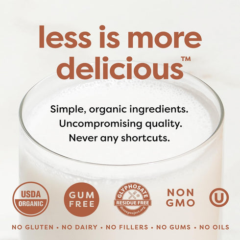 (32oz, Pack 6) MALK Oat Milk of Original Shelf Stable Organic Oat Milk, Non GMO, Dairy Free, Vegan, Plant Based, No