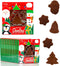 Fruidles Christmas Santas Mini Milk Chocolates Snack, Holiday Treats, Kosher Certified Dairy,
